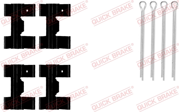Accessory Kit, disc brake pad